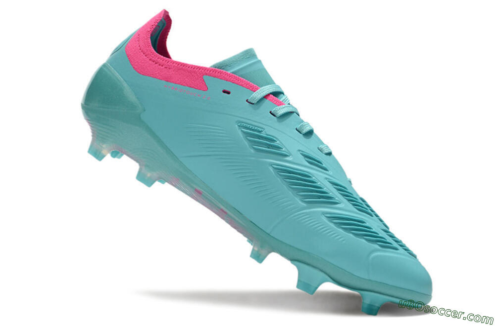 Adidas Predator Accuracy FG Firm Ground Soccer Cleats - Jade/Pink/Purple 4