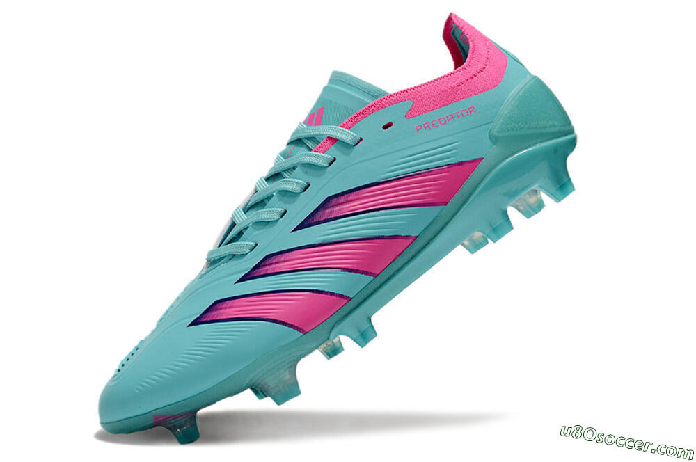 Adidas Predator Accuracy FG Firm Ground Soccer Cleats - Jade/Pink/Purple 5
