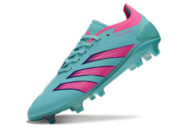 Adidas Predator Accuracy FG Firm Ground Soccer Cleats - Jade/Pink/Purple