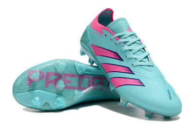 Adidas Predator Accuracy FG Firm Ground Soccer Cleats - Jade/Pink/Purple