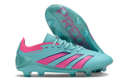 Adidas Predator Accuracy FG Firm Ground Soccer Cleats - Jade/Pink/Purple
