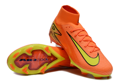 Nike Air Zoom Mercurial Superfly 10 Elite FG Firm Ground Soccer Cleats - Red/Yellow/Black