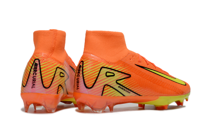 Nike Air Zoom Mercurial Superfly 10 Elite FG Firm Ground Soccer Cleats - Red/Yellow/Black