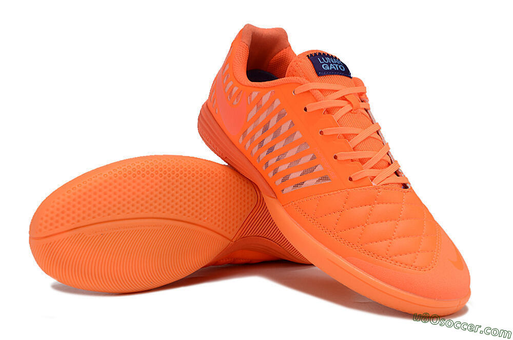 Nike Lunar Gato 2 IC Indoor & Futsal Soccer Shoes - Red/Black 2