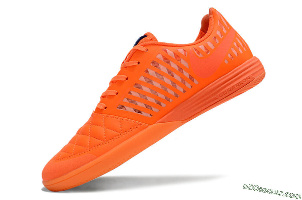 Nike Lunar Gato 2 IC Indoor & Futsal Soccer Shoes - Red/Black 5