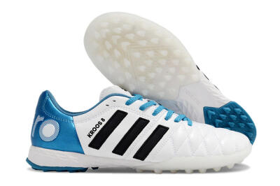 Adidas AdiPure 11Pro X PD25 Trx TF Artificial Turf Soccer Shoes - White/Black/Blue