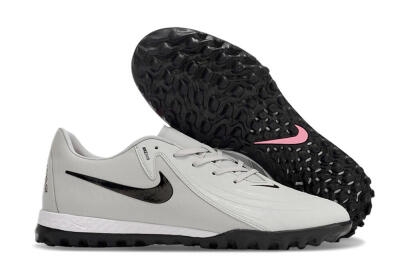 Nike Phantom GX 2 Acad LV8 TF Artificial Turf Soccer Shoes - Grey/Black/White