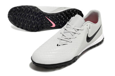 Nike Phantom GX 2 Acad LV8 TF Artificial Turf Soccer Shoes - Grey/Black/White