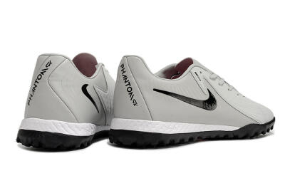 Nike Phantom GX 2 Acad LV8 TF Artificial Turf Soccer Shoes - Grey/Black/White
