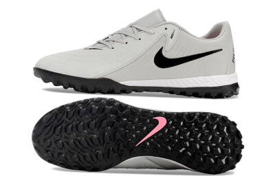 Nike Phantom GX 2 Acad LV8 TF Artificial Turf Soccer Shoes - Grey/Black/White