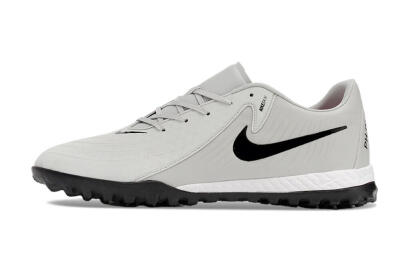 Nike Phantom GX 2 Acad LV8 TF Artificial Turf Soccer Shoes - Grey/Black/White