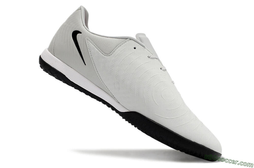 Nike Phantom GX 2 Acad LV8 IC Indoor & Futsal Soccer Shoes - Grey/Black/White 4