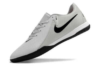 Nike Phantom GX 2 Acad LV8 IC Indoor & Futsal Soccer Shoes - Grey/Black/White