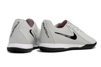 Nike Phantom GX 2 Acad LV8 IC Indoor & Futsal Soccer Shoes - Grey/Black/White