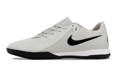 Nike Phantom GX 2 Acad LV8 IC Indoor & Futsal Soccer Shoes - Grey/Black/White