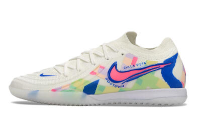 Nike Phantom GX 2 Elite IC Indoor & Futsal Soccer Shoes - Beige/Blue/Yellow/Pink