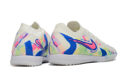 Nike Phantom GX 2 Elite IC Indoor & Futsal Soccer Shoes - Beige/Blue/Yellow/Pink