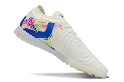 Nike Phantom GX 2 Elite TF Artificial Turf Soccer Shoes - Beige/Blue/Yellow/Pink
