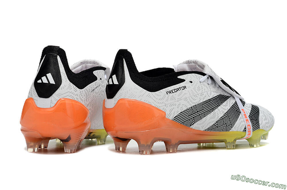 adidas Predator シューズ 黒/オレンジ/白 adidas Men's Predator Club S FxG Black/Orange – Azteca Soccer