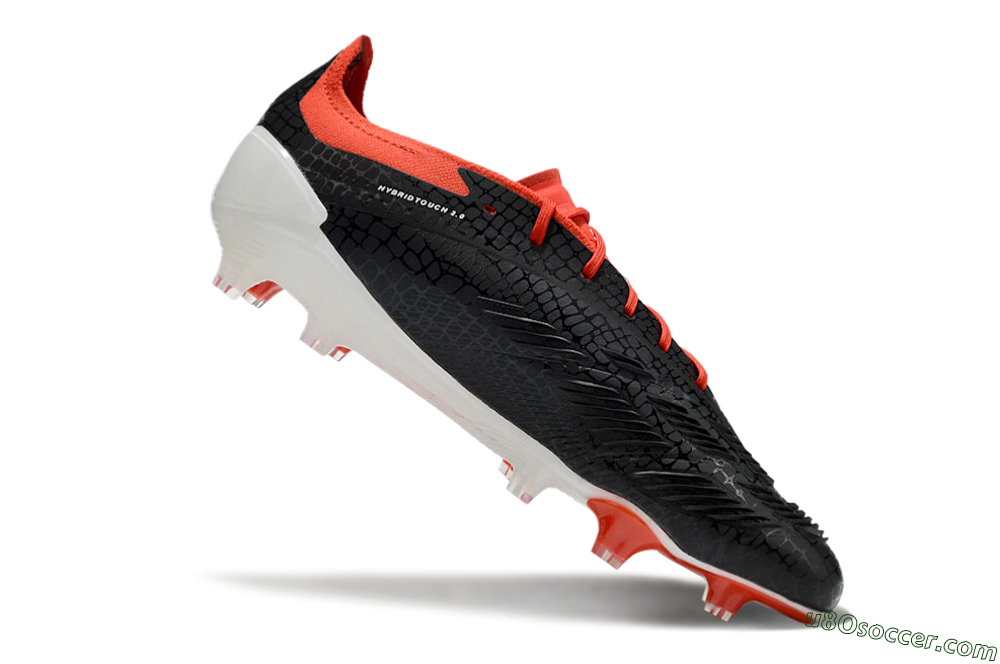 Adidas Predator Elite FG Firm Ground Soccer Cleats - Black/White/Red 4