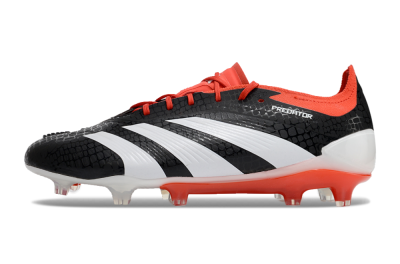Adidas Predator Elite FG Firm Ground Soccer Cleats - Black/White/Red