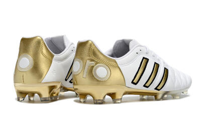 Adidas AdiPure 11Pro X PD25 Trx FG Firm Ground Soccer Cleats - White/Gold/Black