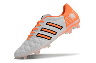 Adidas AdiPure 11Pro X PD25 Trx FG Firm Ground Soccer Cleats - White/Orange/Black