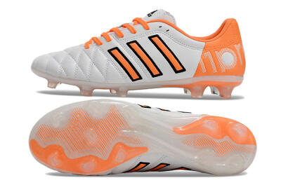 Adidas AdiPure 11Pro X PD25 Trx FG Firm Ground Soccer Cleats - White/Orange/Black