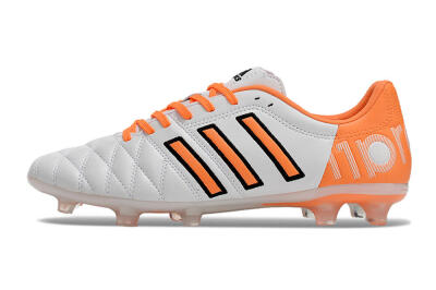 Adidas AdiPure 11Pro X PD25 Trx FG Firm Ground Soccer Cleats - White/Orange/Black