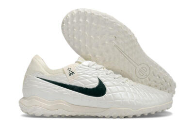 Nike Tiempo Legend 10 Pro TF Artificial Turf Soccer Shoes - White/Green