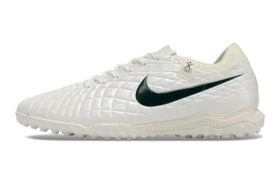 Nike Tiempo Legend 10 Pro TF Artificial Turf Soccer Shoes - White/Green
