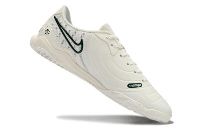 Nike Tiempo Legend 10 Academy IC Indoor & Futsal Soccer Shoes - White/Green