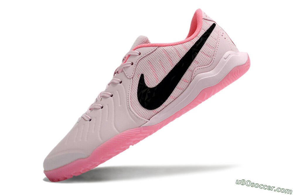 Nike Tiempo Legend 10 Academy IC Indoor & Futsal Soccer Shoes - Pink/Black 5