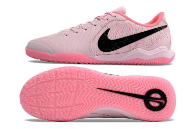 Nike Tiempo Legend 10 Academy IC Indoor & Futsal Soccer Shoes - Pink/Black