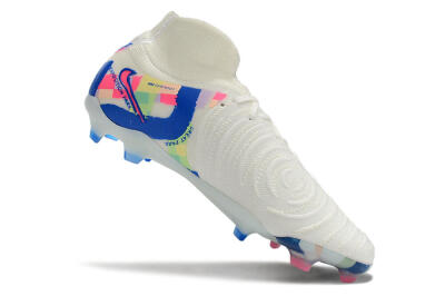 Nike Phantom Luna Elite NU FG Firm Ground Soccer Cleats - Beige/Blue/Yellow/Pink