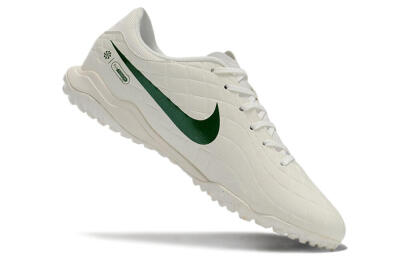 Nike Tiempo Legend 10 Academy TF Artificial Turf Soccer Shoes - White/Green