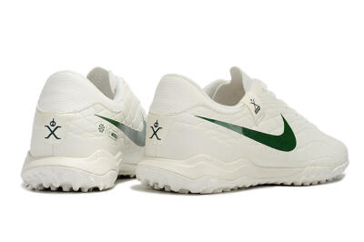 Nike Tiempo Legend 10 Academy TF Artificial Turf Soccer Shoes - White/Green