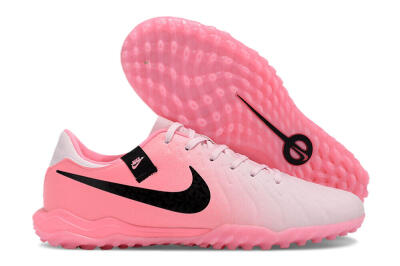 Nike Tiempo Legend 10 Academy TF Artificial Turf Soccer Shoes - Pink/Black
