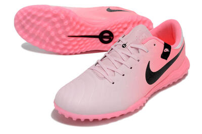 Nike Tiempo Legend 10 Academy TF Artificial Turf Soccer Shoes - Pink/Black