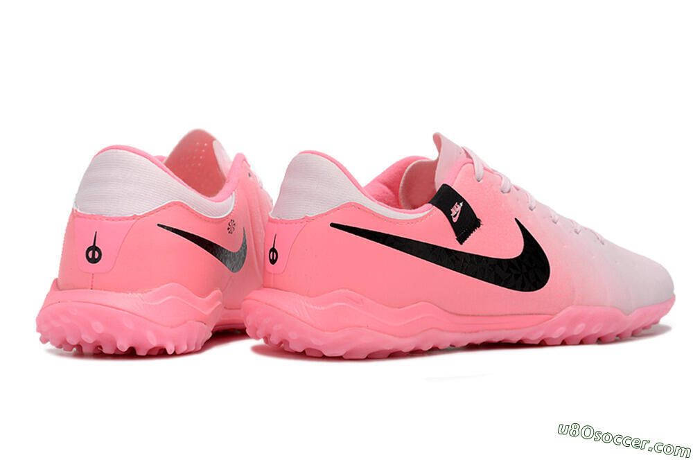 Nike Tiempo Legend 10 Academy TF Artificial Turf Soccer Shoes - Pink/Black 6