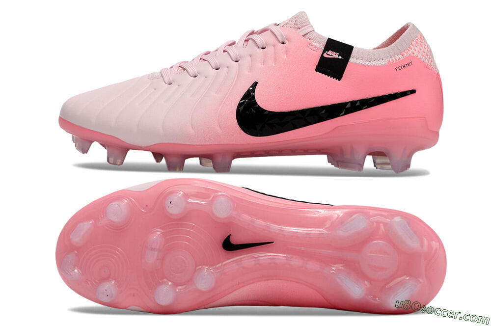 Nike Tiempo Legend 10 Elite FG Firm Ground Soccer Cleats - Pink/Black 0