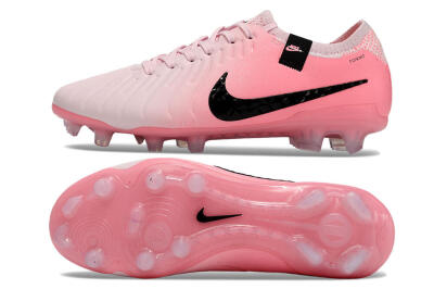 Nike Tiempo Legend 10 Elite FG Firm Ground Soccer Cleats - Pink/Black