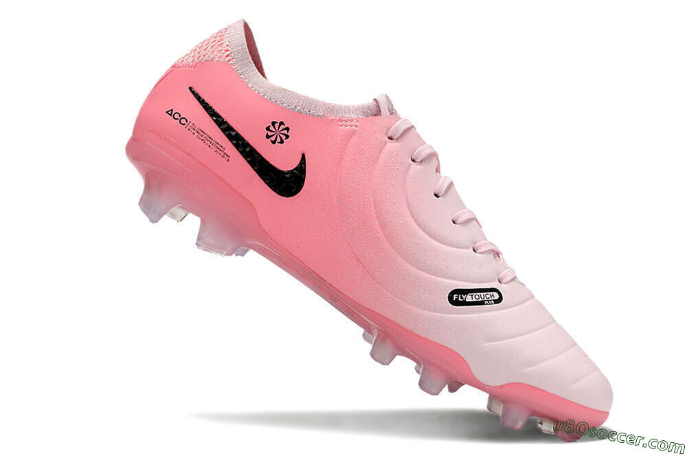 Nike Tiempo Legend 10 Elite FG Firm Ground Soccer Cleats - Pink/Black 4