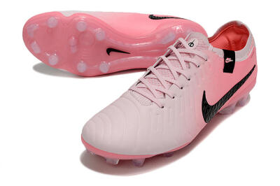 Nike Tiempo Legend 10 Elite FG Firm Ground Soccer Cleats - Pink/Black