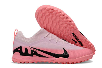 Nike Air Zoom Mercurial Vapor 15 Pro TF Artificial Turf Soccer Shoes - Pink/Black