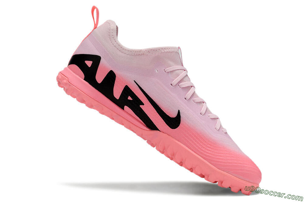 Nike Air Zoom Mercurial Vapor 15 Pro TF Artificial Turf Soccer Shoes - Pink/Black 4
