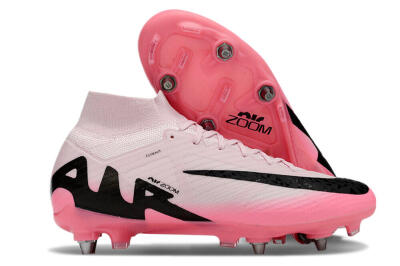 Nike Air Zoom Mercurial Superfly 9 Elite SG Soft Ground Soccer Cleats - Pink/Black