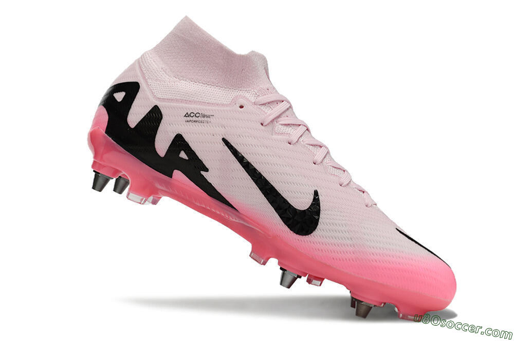 Nike Air Zoom Mercurial Superfly 9 Elite SG Soft Ground Soccer Cleats - Pink/Black 4