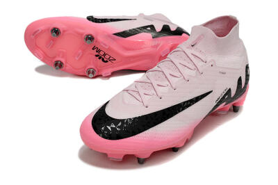 Nike Air Zoom Mercurial Superfly 9 Elite SG Soft Ground Soccer Cleats - Pink/Black