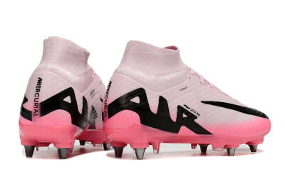 Nike Air Zoom Mercurial Superfly 9 Elite SG Soft Ground Soccer Cleats - Pink/Black